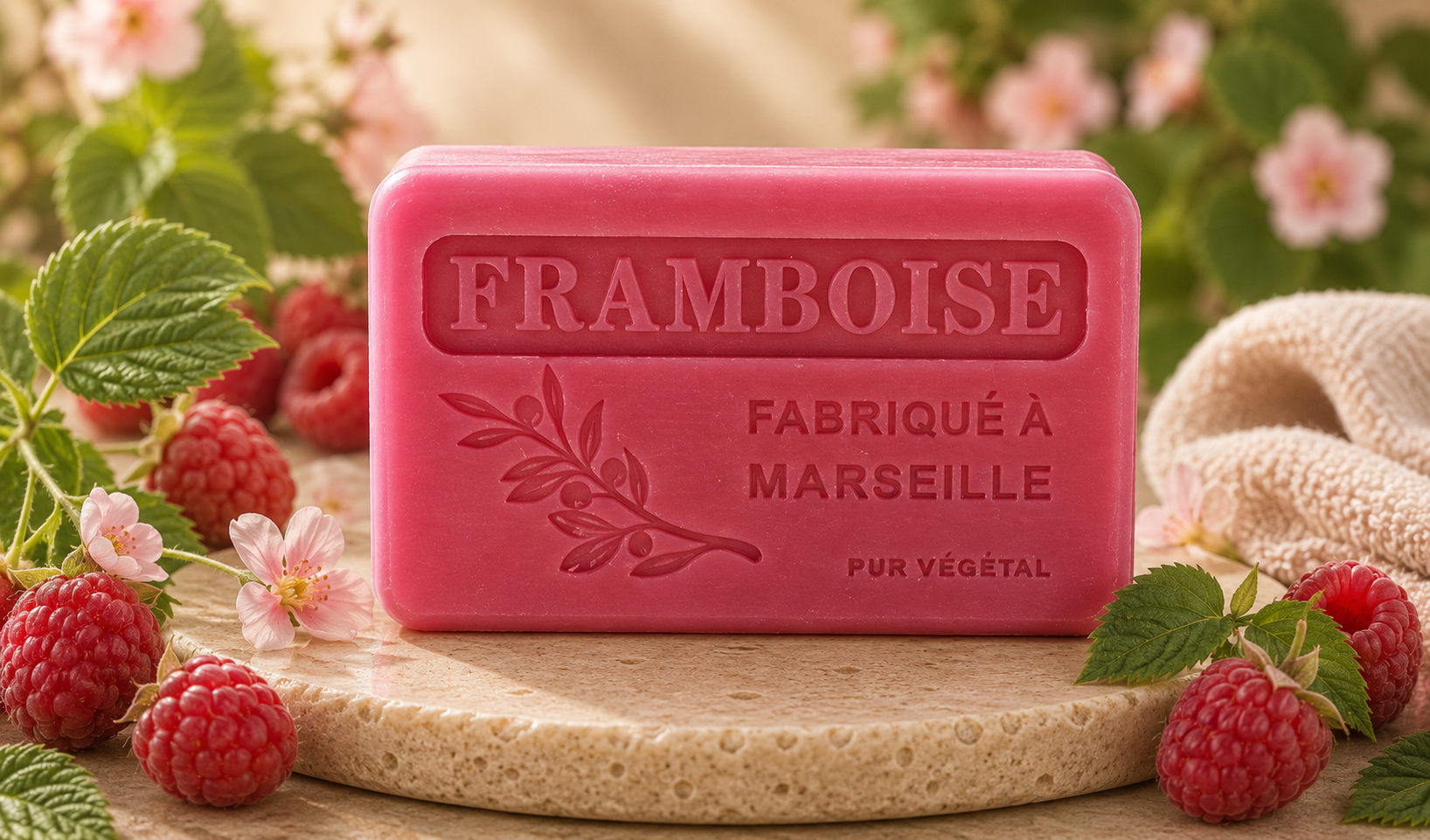 Savon de Marseille à la Framboise