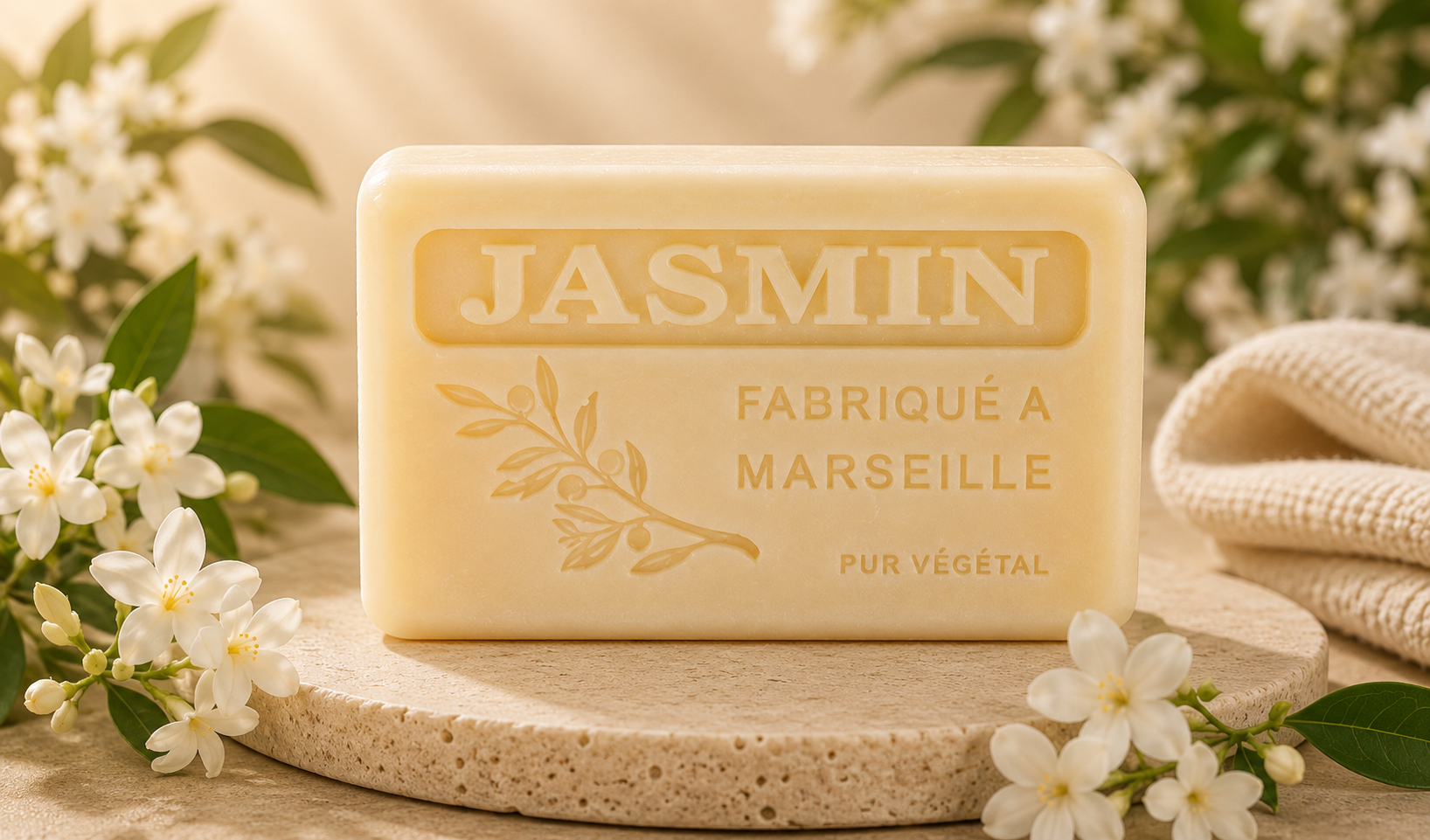 Savon de Marseille au Jasmin